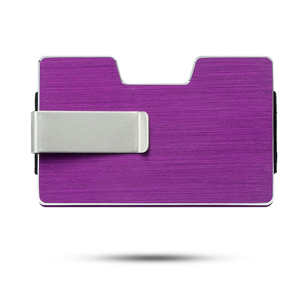 Ultra Alloy RFID Aluminum Credit Card Holder Wallet - Purple