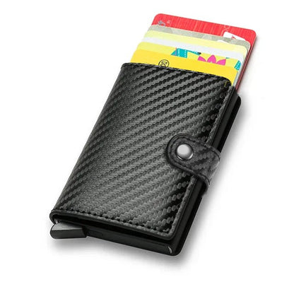 Nano Plus Pop Up Credit Card Holder Wallet - Carbon Black