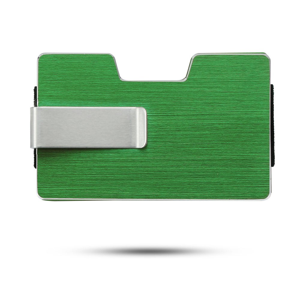 Ultra Alloy RFID Aluminum Credit Card Holder Wallet - Green