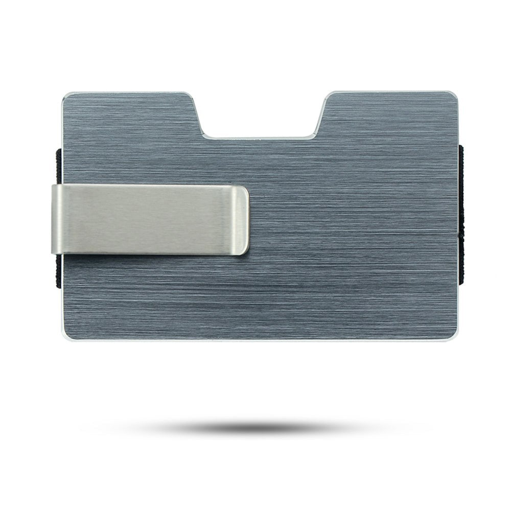 Ultra Alloy RFID Aluminum Credit Card Holder Wallet - Grey